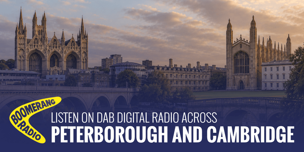 Listen to Boomerang Radio on DAB Digital Radio across Peterborough and Cambridge.