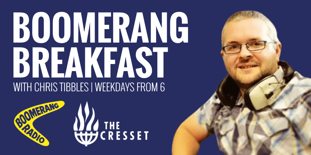 Waking Up Cambridgeshire. Listen to Boomerang Breakfast with Chris Tibbles, weekdays from 6am on Boomerang Radio.