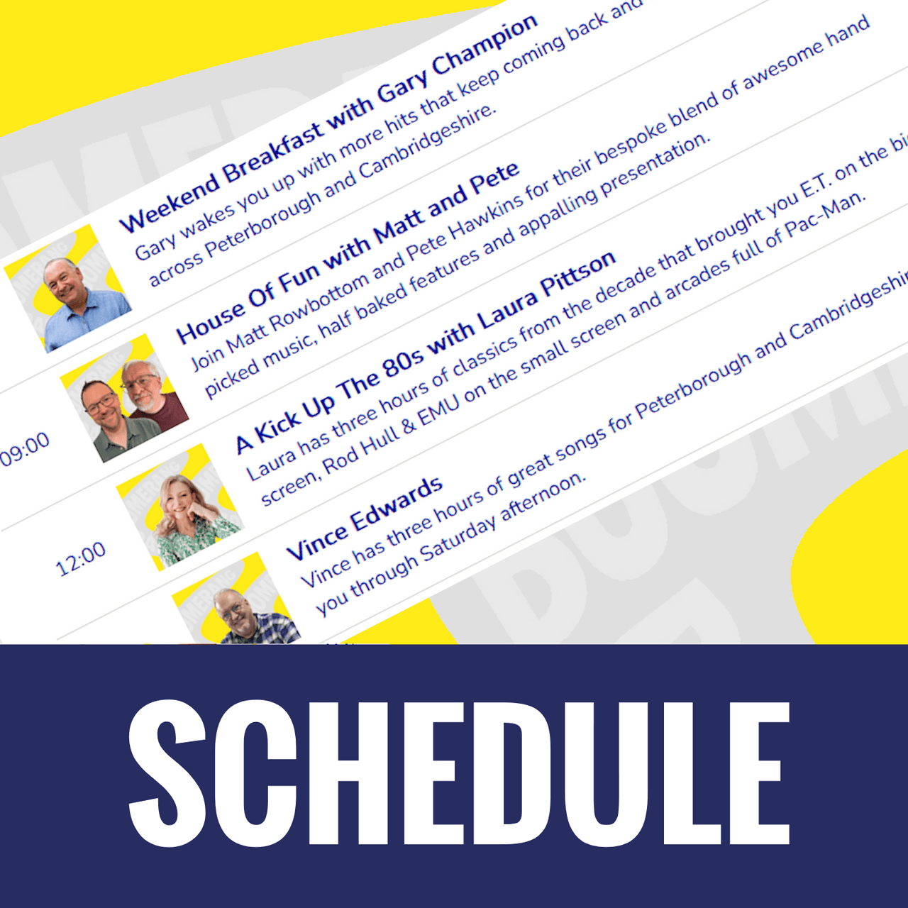 See the Boomerang Radio schedule.