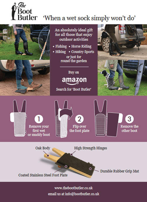 The Boot Butler - when a wet sock simply won't do. See bootbutler.co.uk.