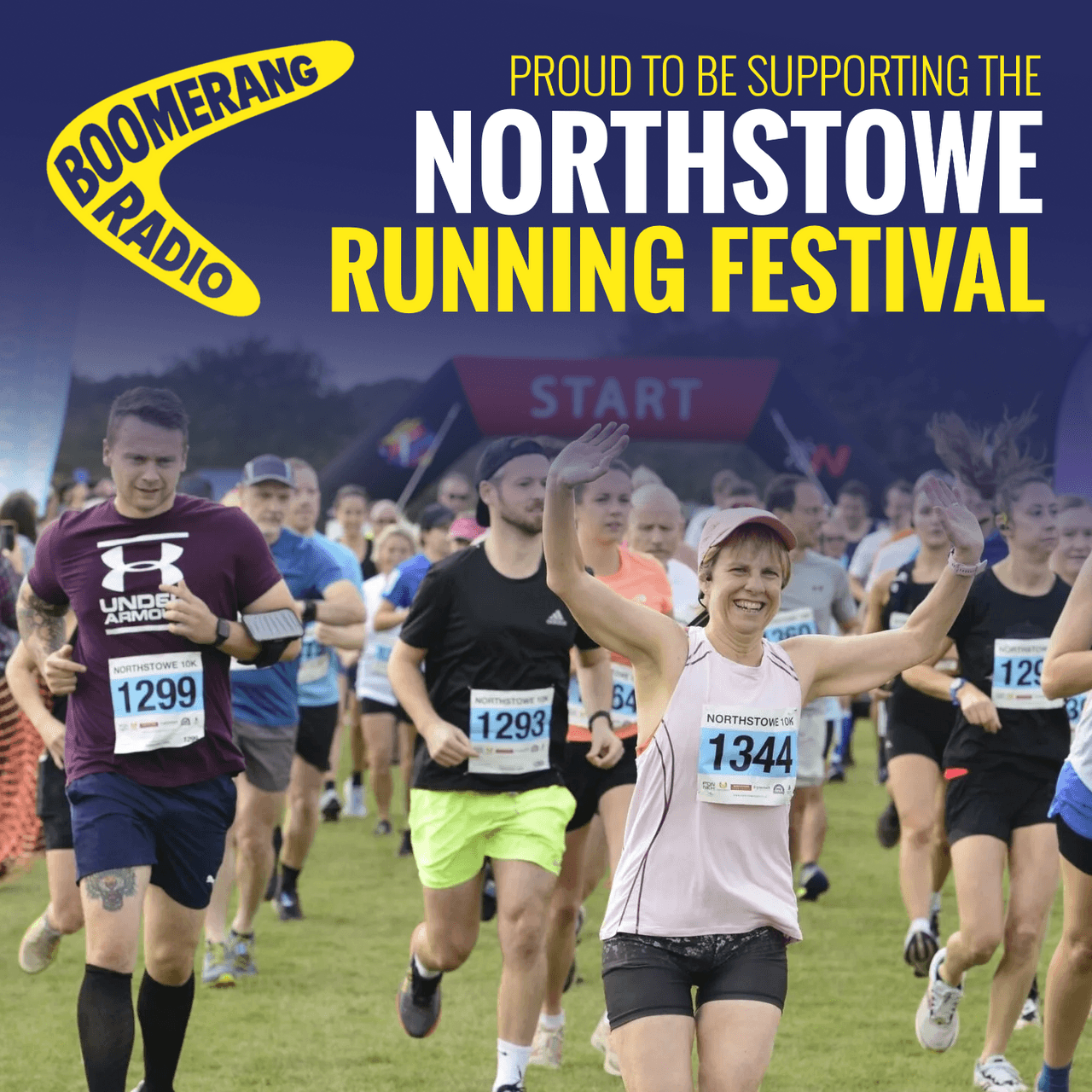 The Northstowe Running Festival 2026 on Saturday 29 August supported by Boomerang Radio.